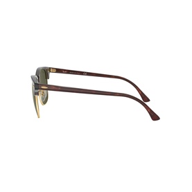 Havana Clubmaster Square Sunglasses RB3016 Brown