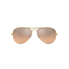 Aviator Large Metal Pilot Sunglasses  Gold-Tone