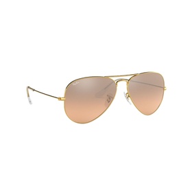 Aviator Large Metal Pilot Sunglasses  Gold-Tone