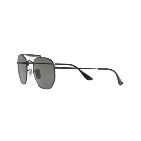 Polarised Square Sunglasses Black