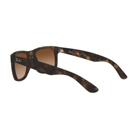 Havana Justin Rectangle Patterned Sunglasses Brown