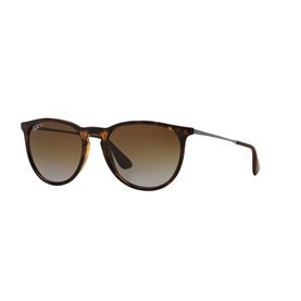 Havana Erika Pilot Plain Sunglasses Brown