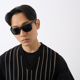 Justin Rectangle Sunglasses RB4165 Black