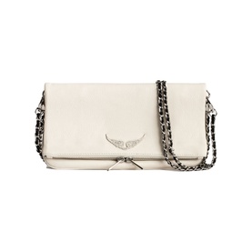 Rock Grained Leather Clutch
