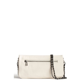 Rock Grained Leather Clutch