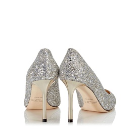 Romy 85 Coarse Glitter Pumps