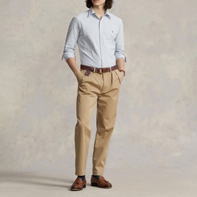 Custom Fit Stripe Oxford Shirt