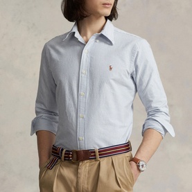 Custom Fit Stripe Oxford Shirt