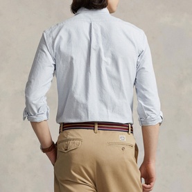 Custom Fit Stripe Oxford Shirt