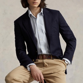 Custom Fit Stripe Oxford Shirt