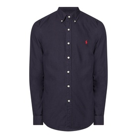 Garment Dyed Classic Slim Fit Shirt