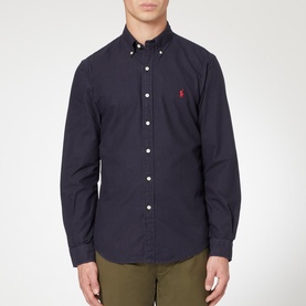 Garment Dyed Classic Slim Fit Shirt