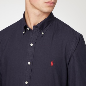 Garment Dyed Classic Slim Fit Shirt