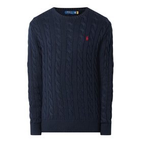 Polo Ralph Lauren Crew Neck Cable Knit Sweater