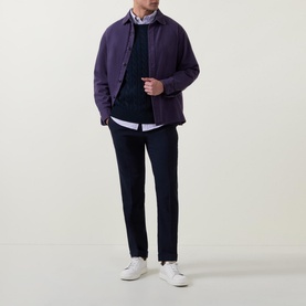 Crew Neck Cable Knit Sweater