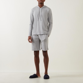 Embroidered Logo Lounge Shorts