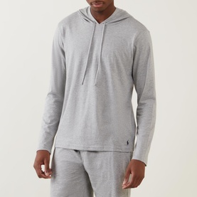 Embroidered Logo Lounge Hoodie