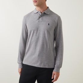 Long Sleeve Cotton Piqu&eacute; Polo Shirt