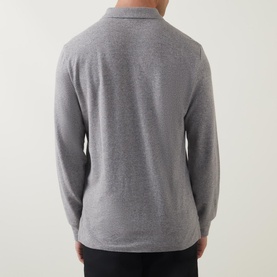 Long Sleeve Cotton Piqu&eacute; Polo Shirt