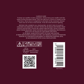 Cassis Leaves Travel Candle