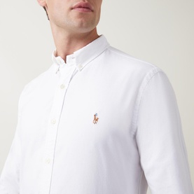 Logo Slim Fit Oxford Shirt