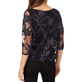 Reine Print Burnout Top