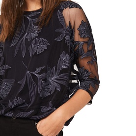 Reine Print Burnout Top