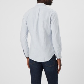 Stripe Slim Fit Cotton Oxford Shirt