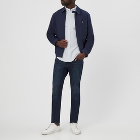 Stripe Slim Fit Cotton Oxford Shirt