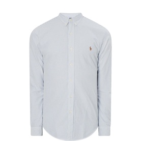 Stripe Slim Fit Cotton Oxford Shirt