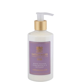 White Pepper, Honeysuckle and Vertivert Luxury Hand and Body Lotion