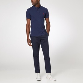 Embroidered Logo Polo Shirt