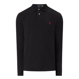 Custom Fit Long Sleeve Polo Shirt