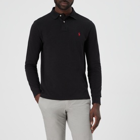 Custom Fit Long Sleeve Polo Shirt
