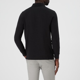 Custom Fit Long Sleeve Polo Shirt