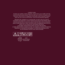 Cassis Leaves Classic Candle