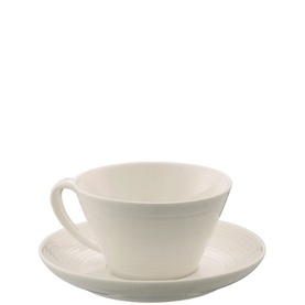 Ripple Set of Four Teacups & Saucers