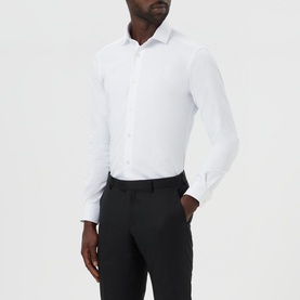 Slim Fit Cotton-Blend Stretch Shirt