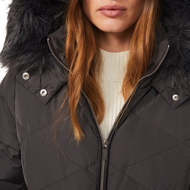 Remy Diamond Long Puffer Coat