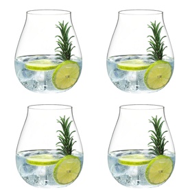 Set Of 4 Gin Glasses