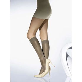 Satin Touch Knee Highs Black