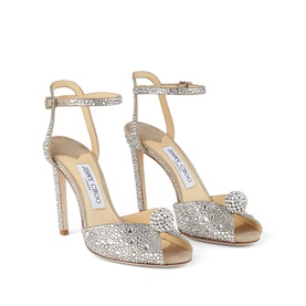 Sacora 100 Crystal-Embellished Heeled Sandals