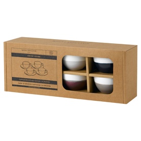 Set of 4 Coffee Studio Cappuccino Cups & Saucers 260ml