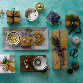 Pacific Dot Rectangular Serving Tray