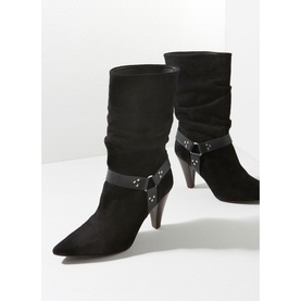 Ryder Black Suede Slouchy Boot