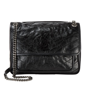 Niki Medium Sliver Chain Bag