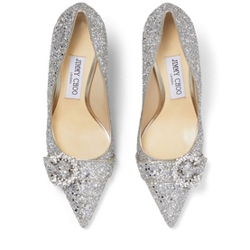 Saresa 85 Crystal Buckle Coarse Glitter Pumps