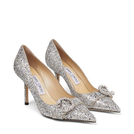 Saresa 85 Crystal Buckle Coarse Glitter Pumps