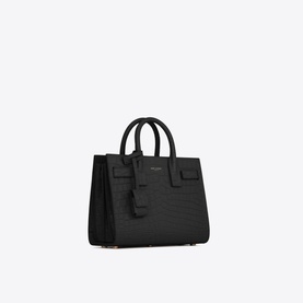 Classic Nano Embossed Matte Leather Tote