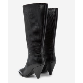 Snakeskin-Effect Boots